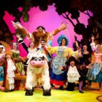 The forces of good and evil: Lady Beastly (Liesl Coppin) and the good fairy, Glissanda Goldenvox (Shelley McLean Downham)